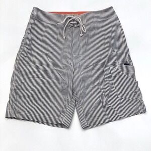 NWT J. Crew "Original‎ Longboard" Board Short Navy Ticking Stripe 31 Waist